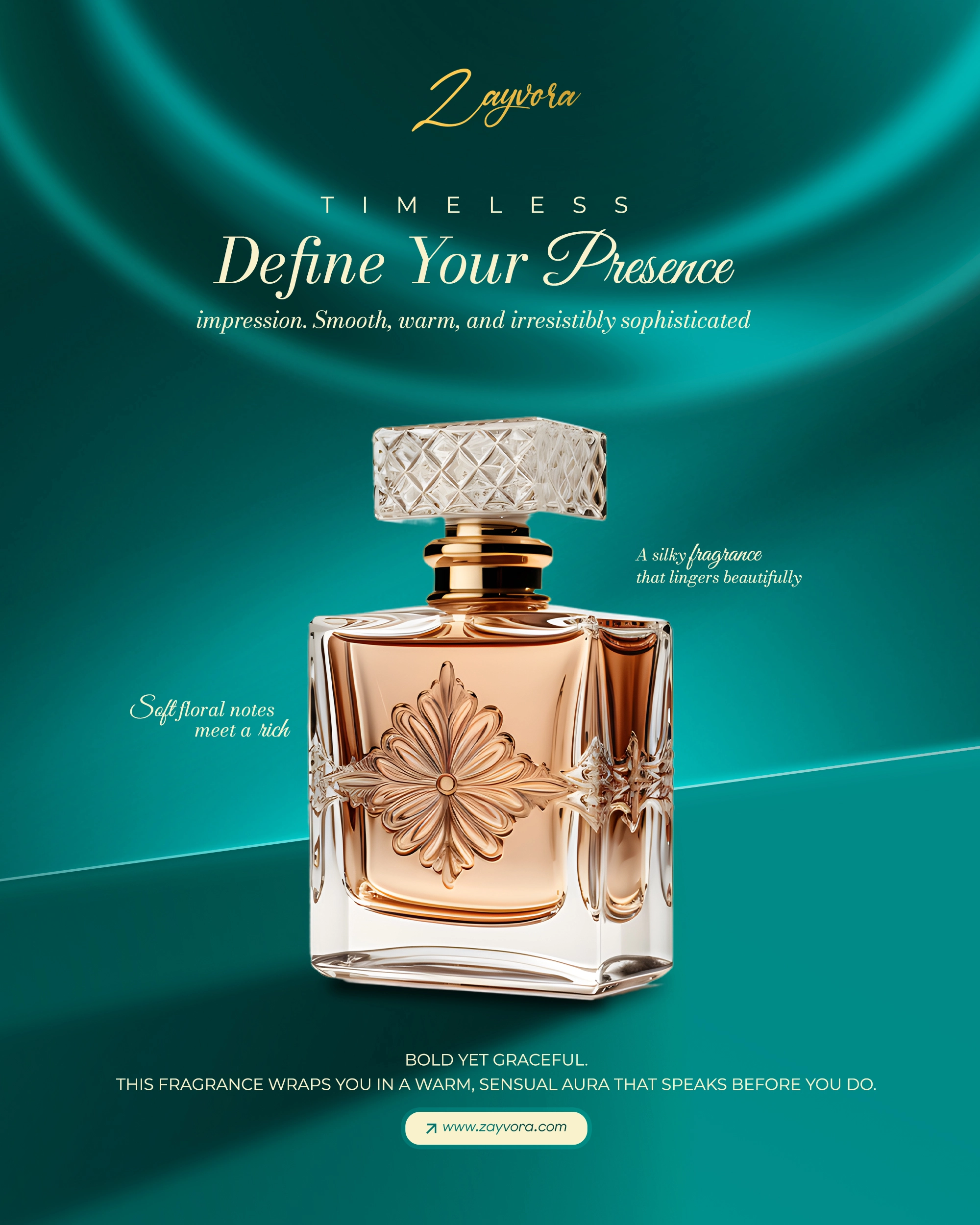 Static Social Media Awareness Content Design for Perfume Brand